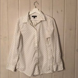 Banana Republic polka dot 100% cotton size L